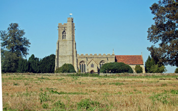 Bromham church from south August 2007